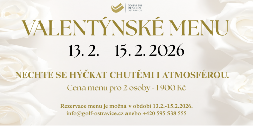 Valentýnské Menu PRO DVA