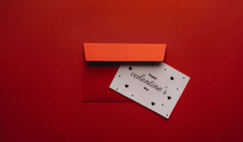 Valentine's menu for two